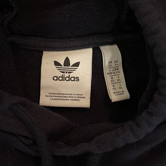 Navy blue adidas HU pullover hoodie - Picture 2 of 3